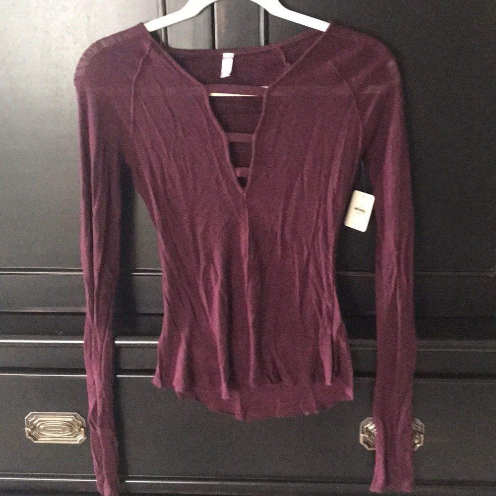 Free People XS long sleeve shirt